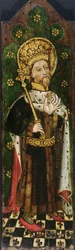 Eduard der Bekenner, um 1450, Ostanglische Schule (Tafel von einem Triumphkreuz)